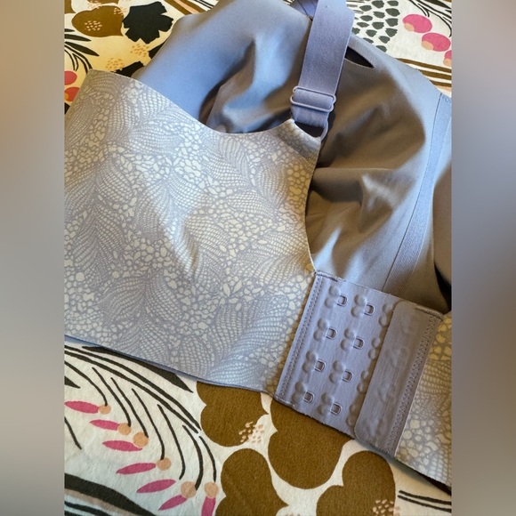 Evelyn & Bobbie Beyond Bra Moonstone Lace Purple Padded Size 2XL Plus LIKE NEW - Picture 6 of 8